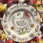 Happy Easter personalised plate