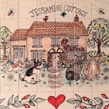 Jessamine Cottage Kitchen Tile Mural