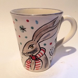 Christmas Hare Mug