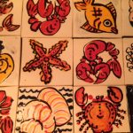 Hand painted tiles