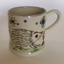 Hedgehog hand painted Mug