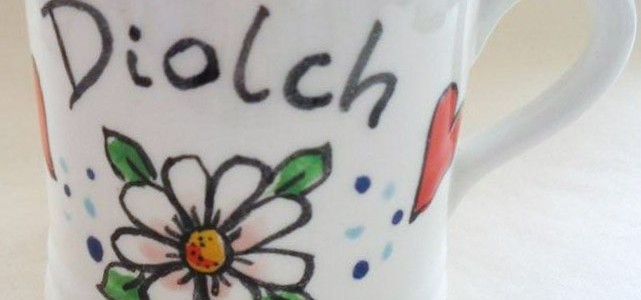 Kate Glanville Diolch Mug