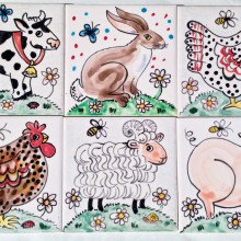 Single Farm yard Tiles
