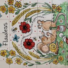 Flawless win kitchen tile mural