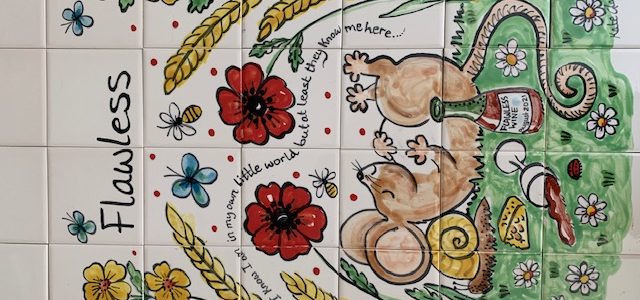 Flawless win kitchen tile mural