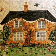 House kitchen mural