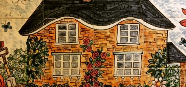 House kitchen mural