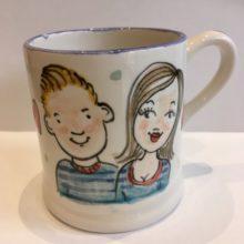 personalised his and hers mug