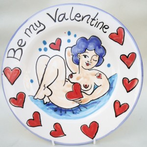 Kate Glanville Be My Valentine Plate