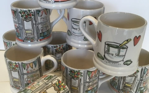 welsh dresser personalised corporate mugs