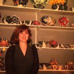 Kate at exhibition